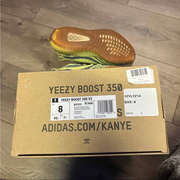 Yeezy Boost 350 V2 ‘Semi Frozen Yellow’ Size 8 - Picture 7 of 10